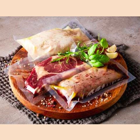 Plastic bag for keeping and packing frozen food, meat, fresh seafood need to be resistant to cold condition till -minus temperature in refrigerator or freezer.